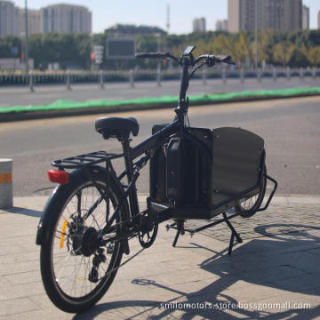 250W cargo with basket cargo bike Electric Cargo